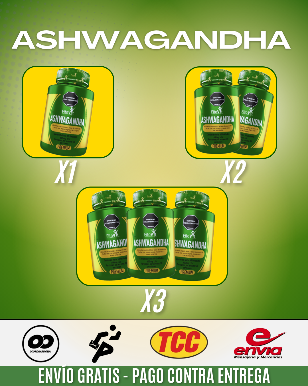 ASHWAGANDHA X 60 UND FITOVIT