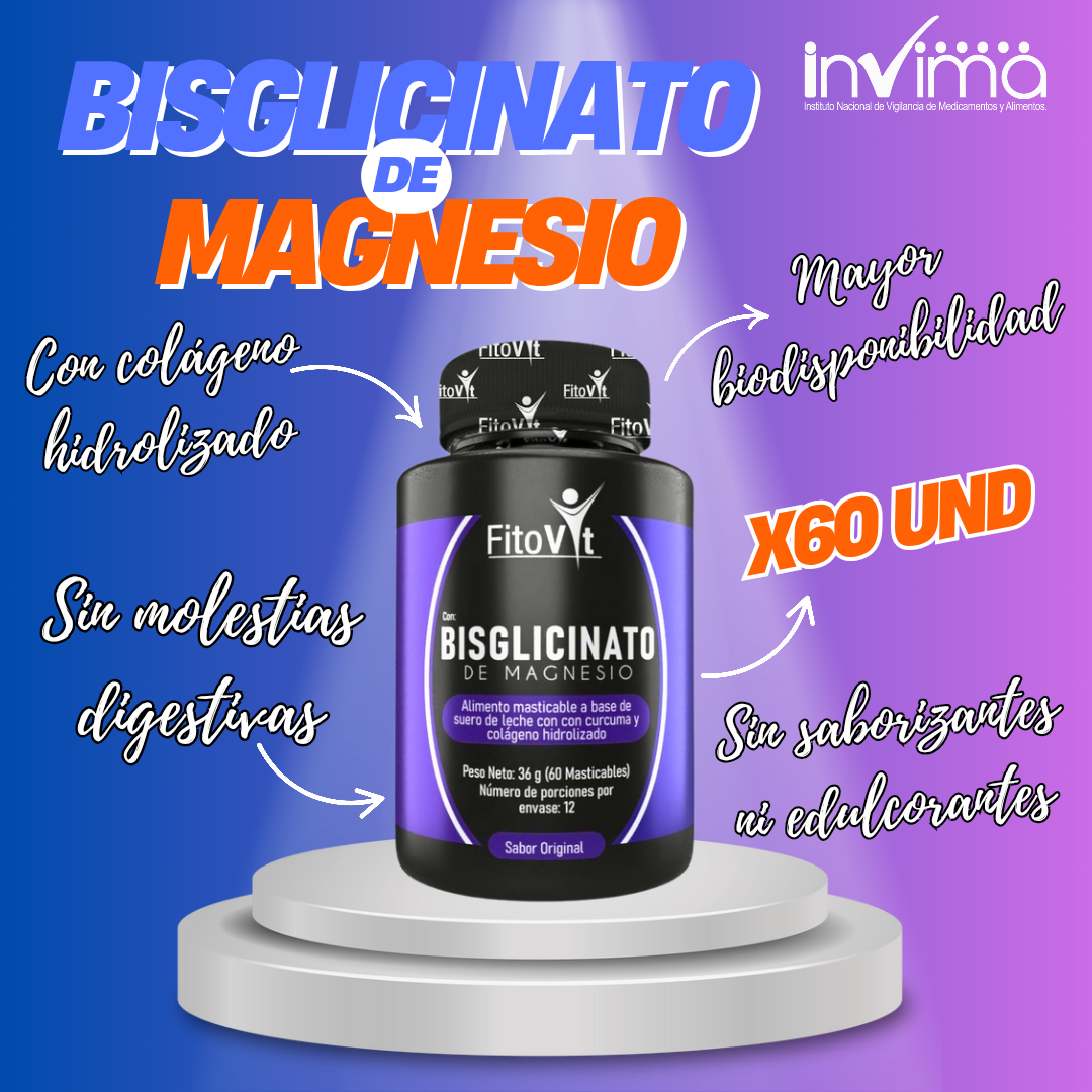 BISGLICINATO DE MAGNESIO X60 UND FITOVIT