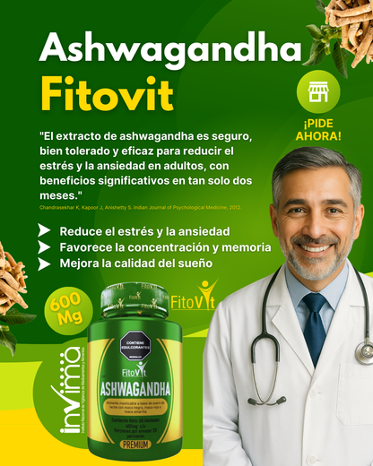 ASHWAGANDHA X 60 UND FITOVIT