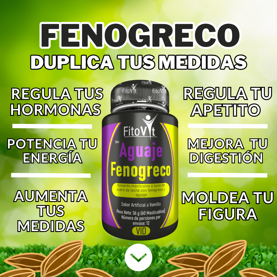 AGUAJE Y FENOGRECO X 60 UND FITOVIT