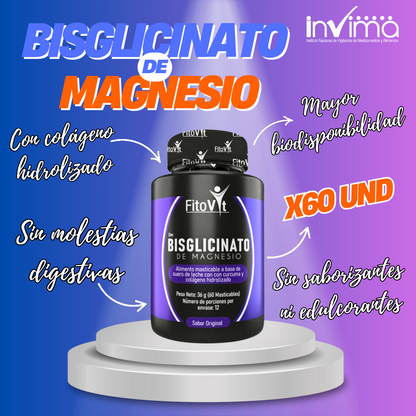 BISGLICINATO DE MAGNESIO X60 UND FITOVIT