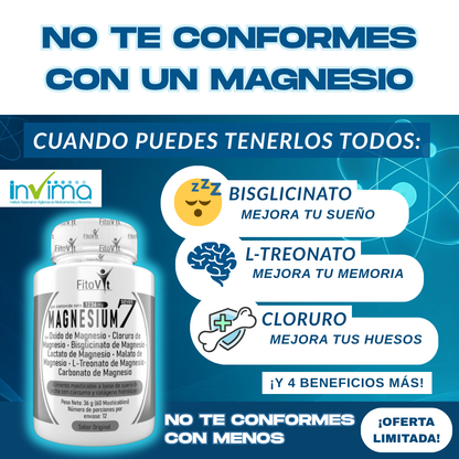 7 MAGNESIUM X 60 UND